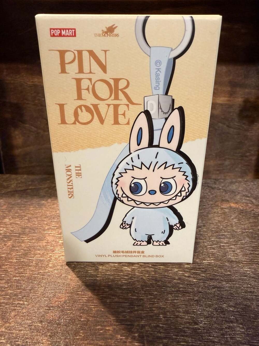 POP MART THE MONSTERS Pin for Love Series Vinyl Plush Pendant Blind Box